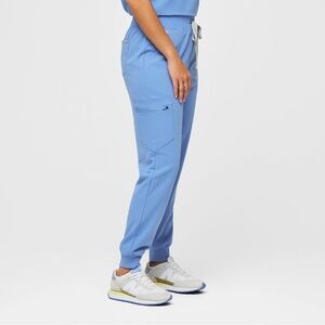 Figs Women's Cargo Jogger Pants in Light Blue